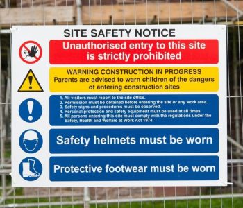 Construction sign-safety--sign